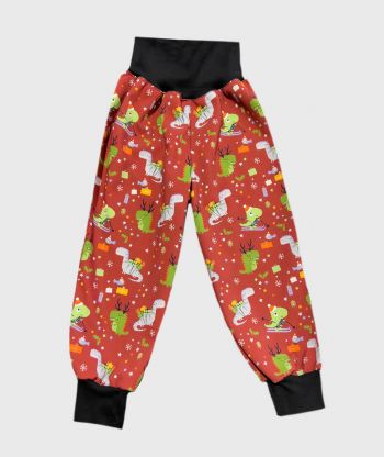 Waterproof Softshell Pants Red Dino And Gifts